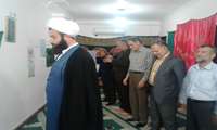 برپایی نماز جماعت در نماز خانه شبکه بهداشت رضوانشهر